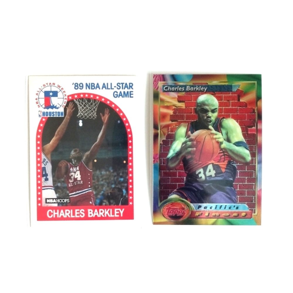 Set 2 NBA 1989 & 1994 Charles Barkley Vintage Basketball Trading Card